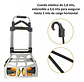 Carro Plegable Tipo Yegua Con Asa Acero 150 Kg 52x50x115 Cm - Miniatura 8