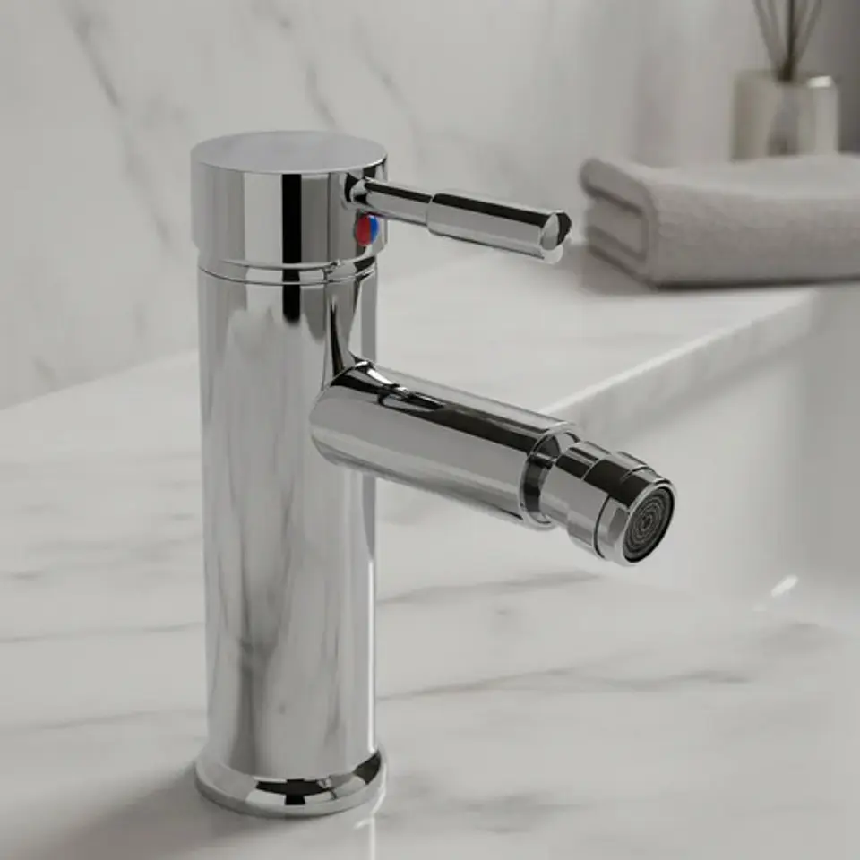 Llave Monomando Bidet Modern Taumm Grifo + Kit Instalación 2