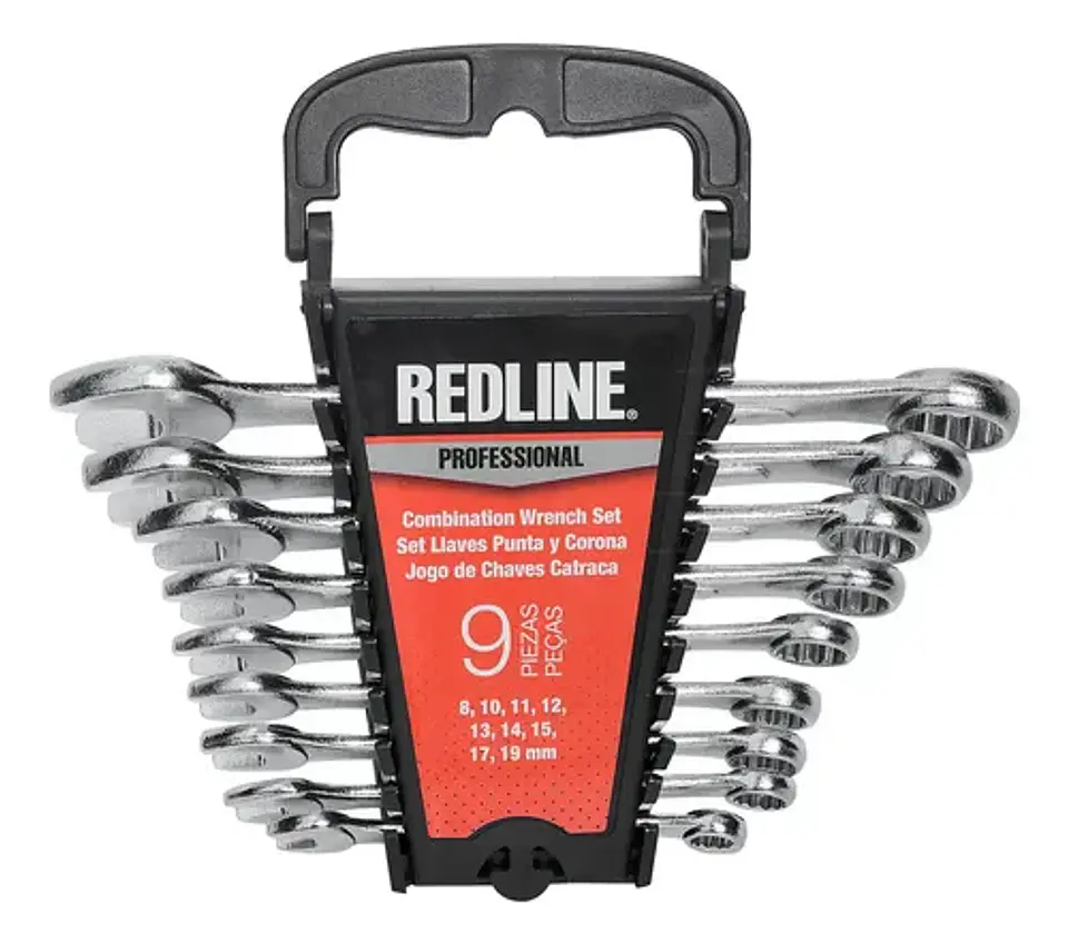 Set De Llaves Punta Y Corona 9 Piezas Redline 3