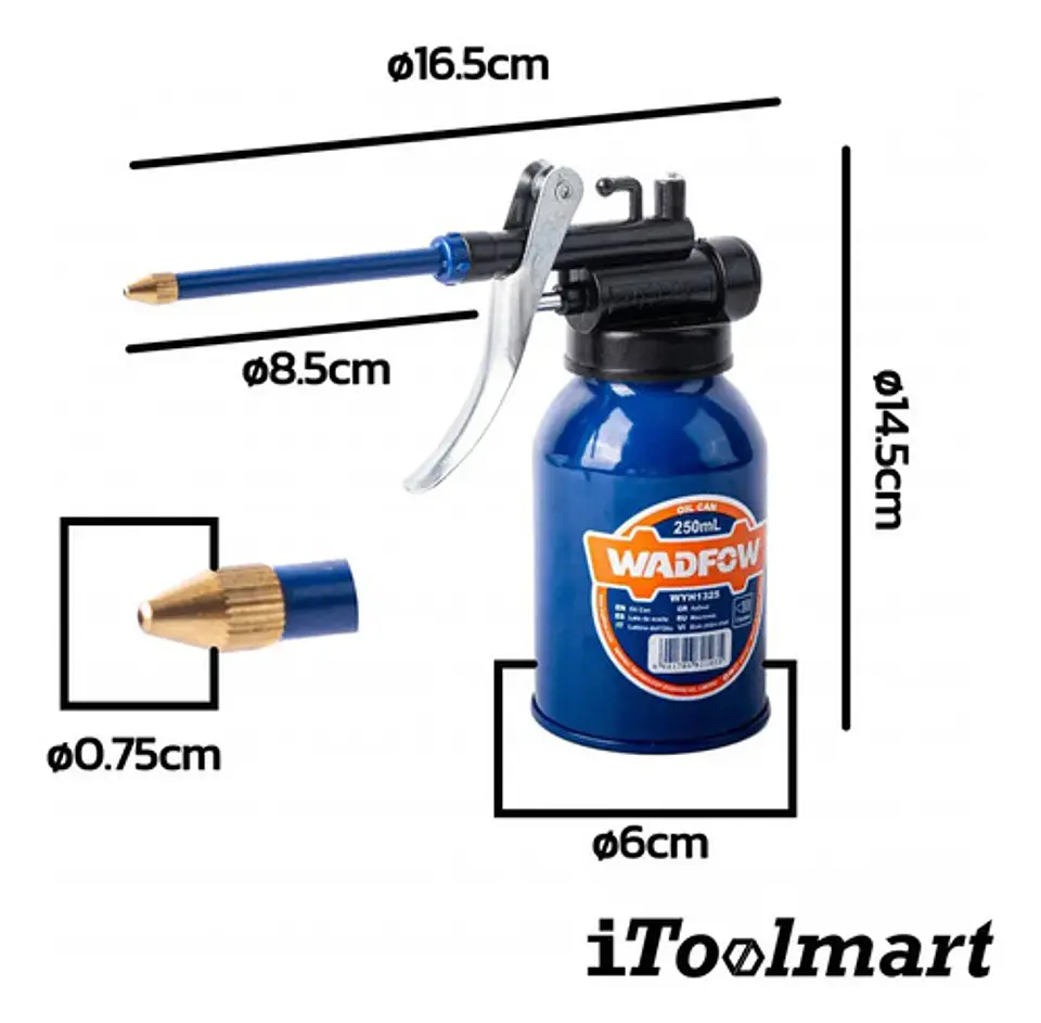 Pistola Para Dispensar Aceite 250 Ml Wadfow Wyh1325 7