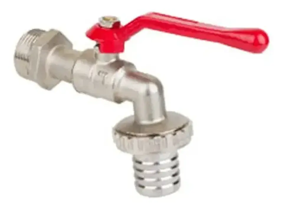 Llave De Bola Jardin Lavadero 1 (salida 1.1/4) Zamak Taumm 2