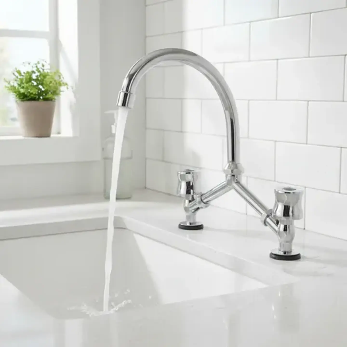 Llave Combinación Lavaplato En V Vander Muy Mejor Taumm 1