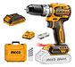 Taladro Atornillador Ingco Brushless +bat+ Carg Cidli20602-7 - Miniatura 1