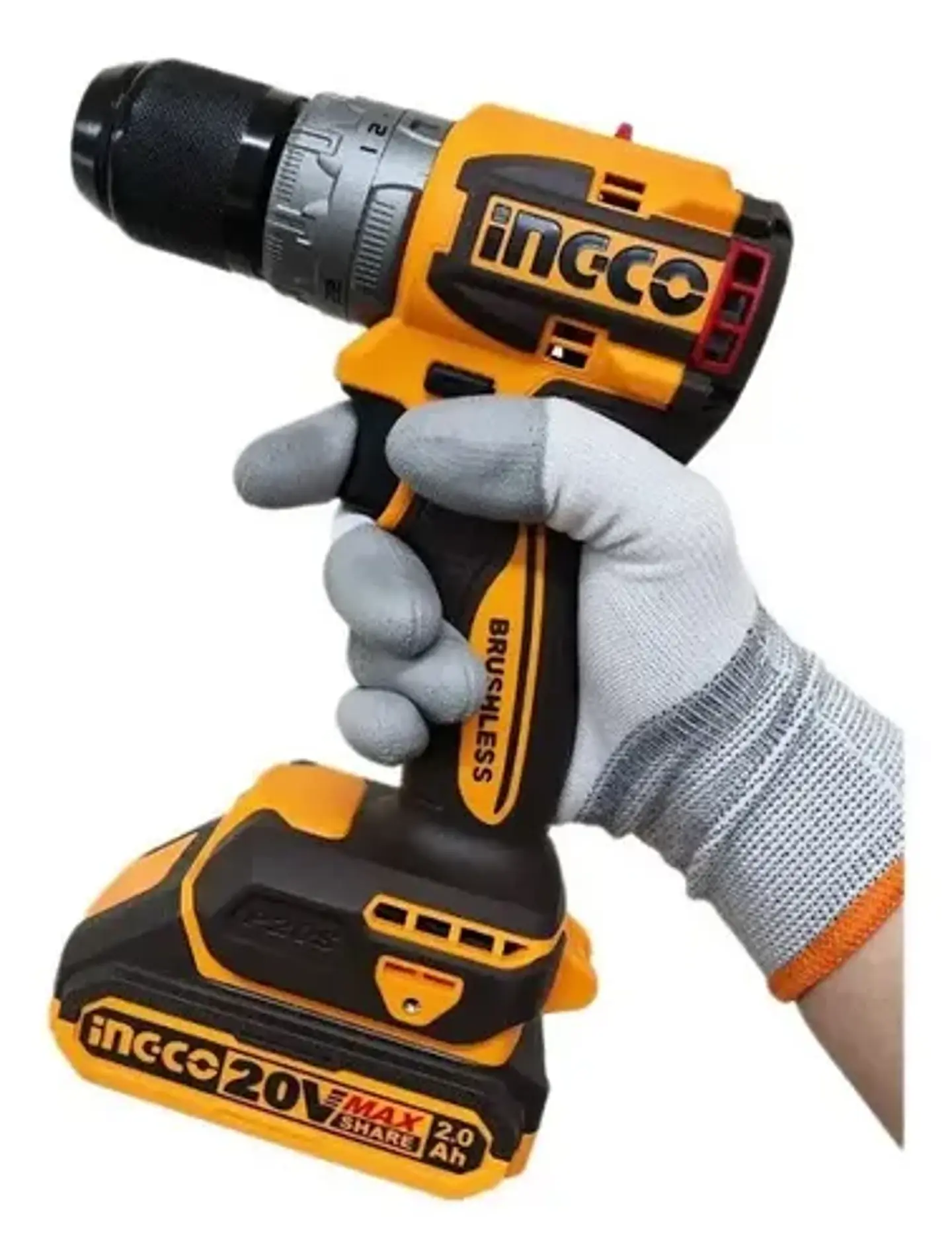 Taladro Atornillador Ingco Brushless +bat+ Carg Cidli20602-7 7