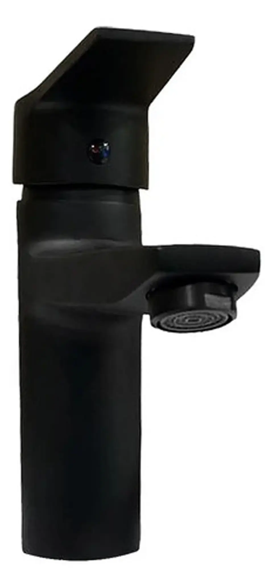 Llave Monomando Lavatorio Notte Acabado Mate Negro Taumm 3