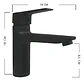Llave Monomando Lavatorio Notte Acabado Mate Negro Taumm - Miniatura 4