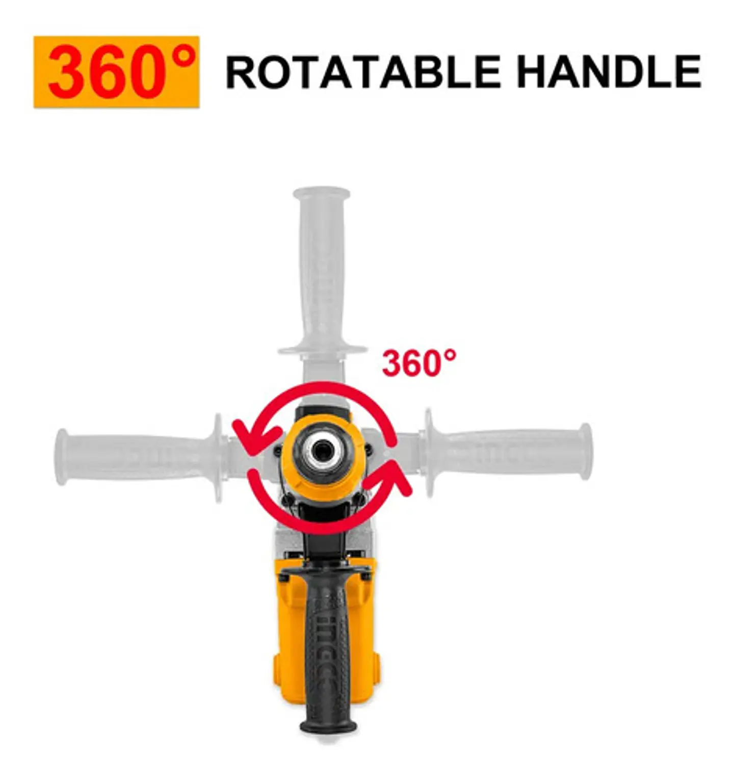 Rotomartillo Eléctrico Sds Plus 1050w 4.5 J Ingco Rh10506-7 3