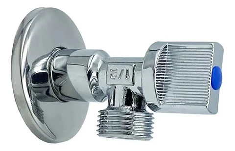 Llave Angular He-he 1/2 Pulgadas Taumm Con Adorno Pared