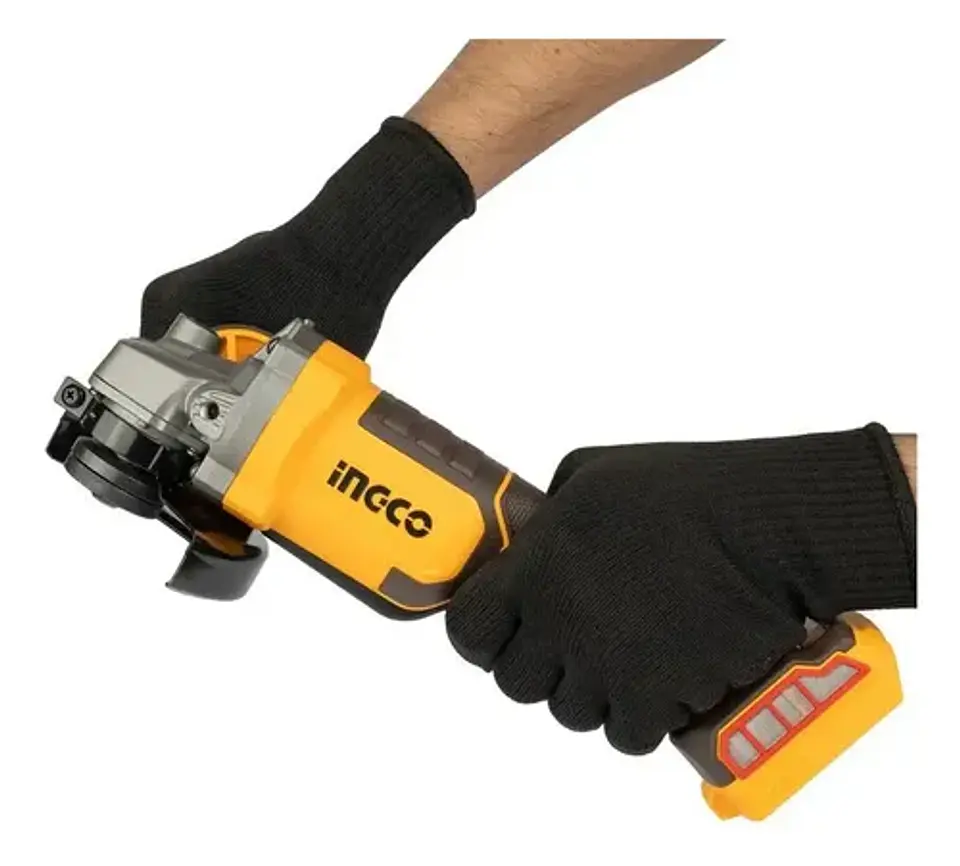 Esmeril Inalámbrico Ingco 4 1/2 20v Brushless Cagli211156 6