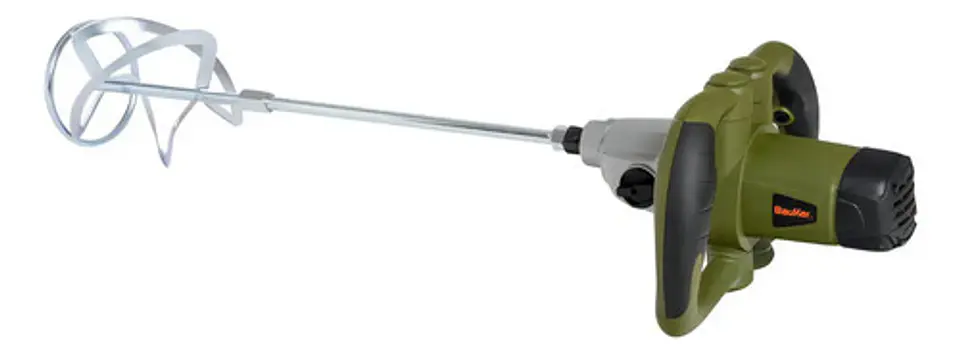 Mezclador Hormigón Bauker 1400w 800rpm Mango Plástico Concreto 1