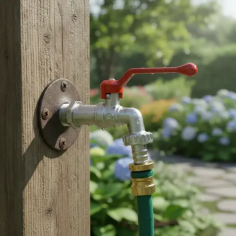 Llave Jardín Lavadero Zamak 3/4 Pulgada