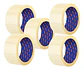 Pack 6 Cinta Adhesiva De Embalaje 48 Mm 100 M Transp Wadfow  - Miniatura 3