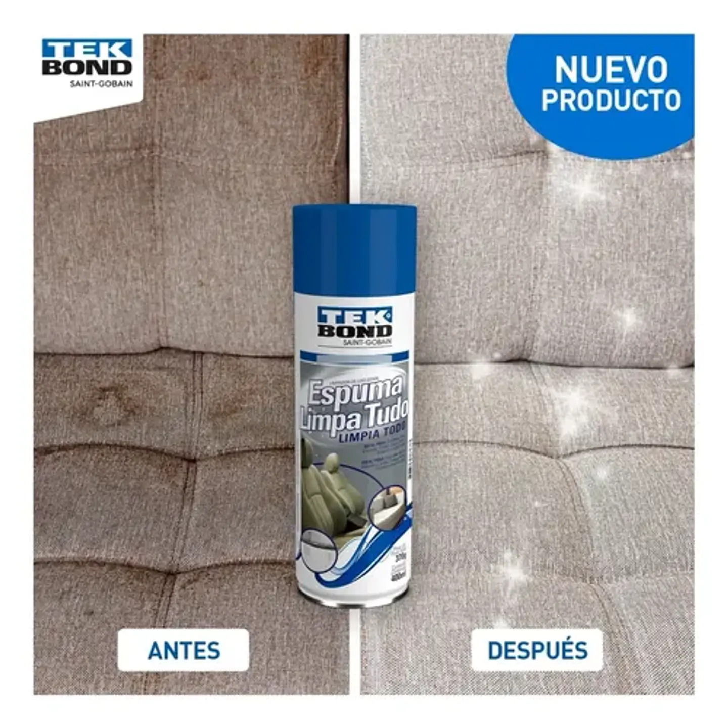 Espuma Limpieza Limpia Todo 400 Ml Tekbond Uso General 2