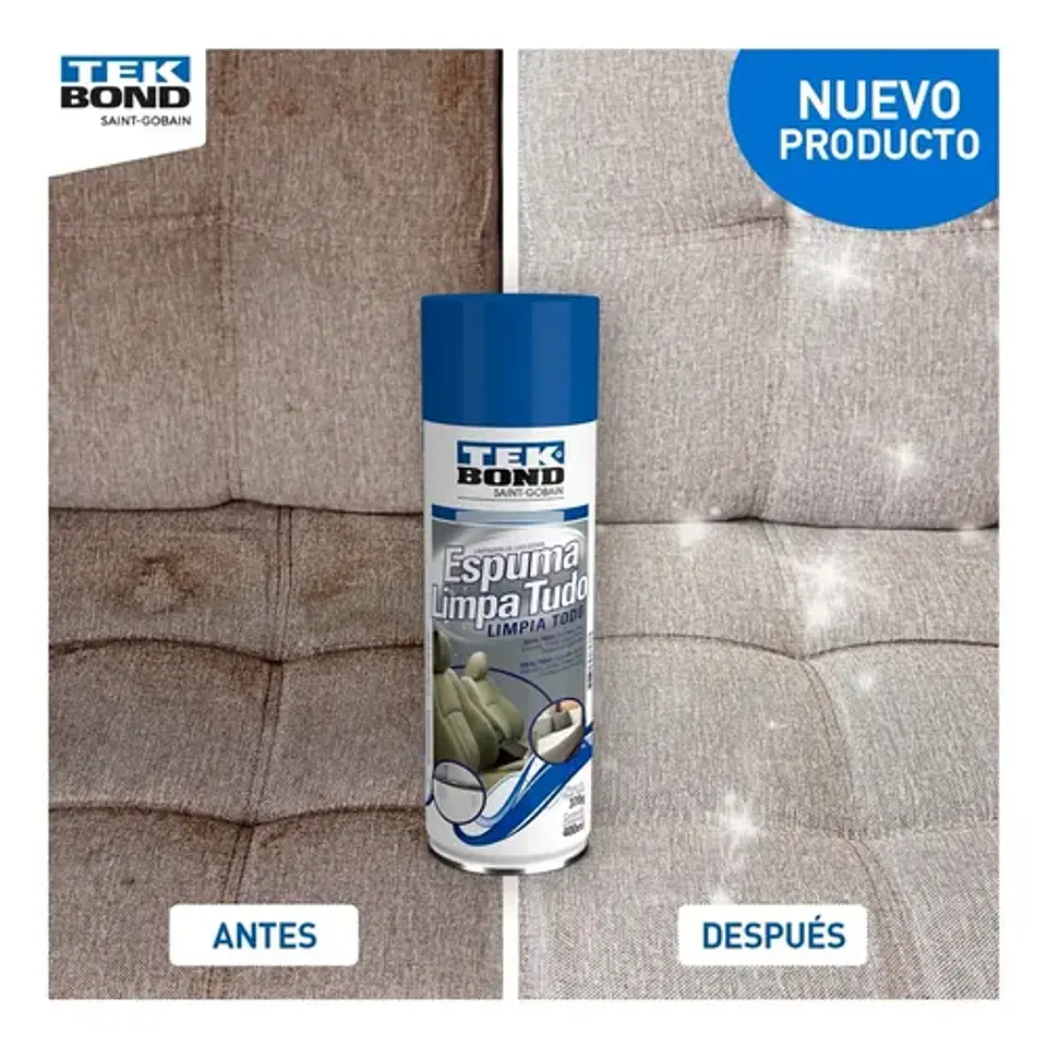 Espuma Limpieza Limpia Todo 400 Ml Tekbond Uso General 2