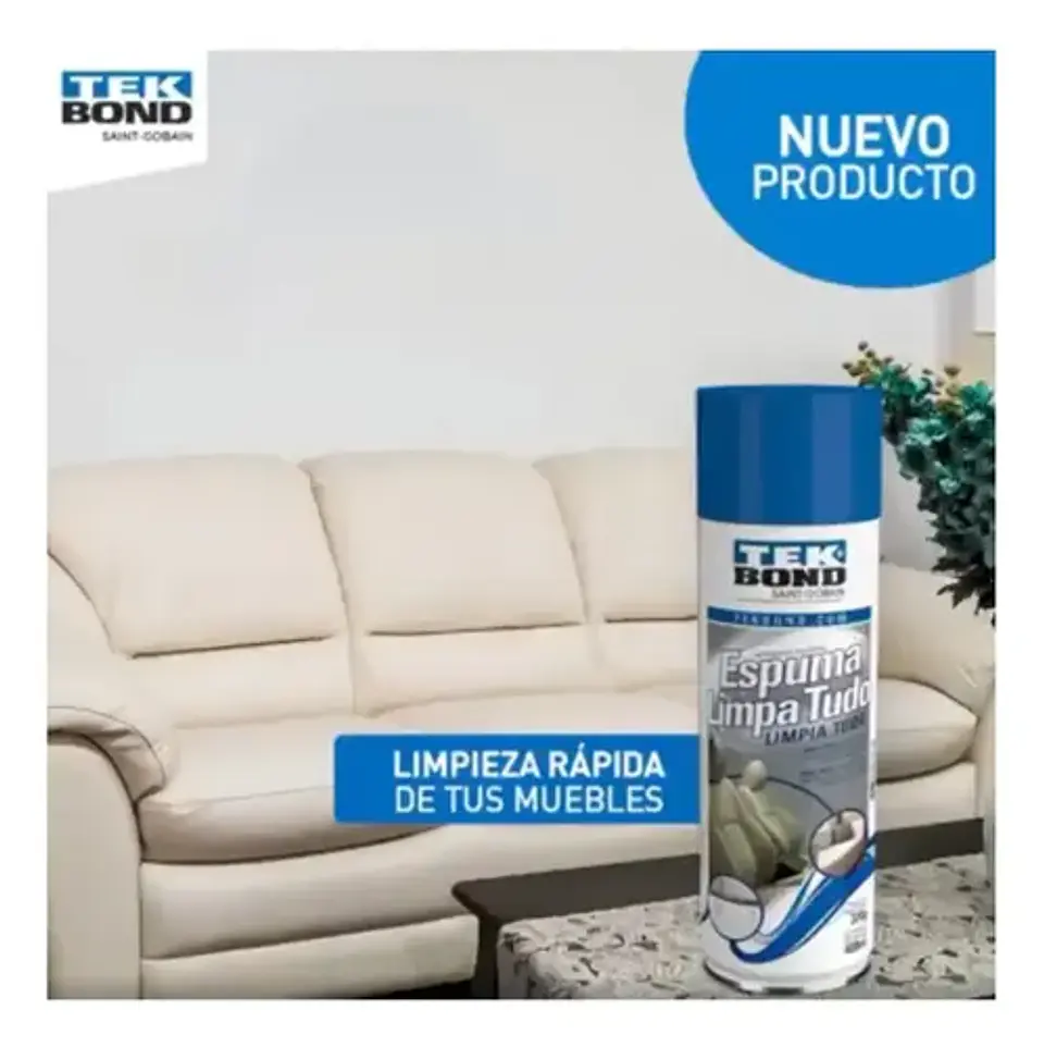 Espuma Limpieza Limpia Todo 400 Ml Tekbond Uso General 3