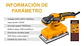 Lijadora Orbital Electrica Ingco 320 W Industrial + 5 Lijas - Miniatura 6