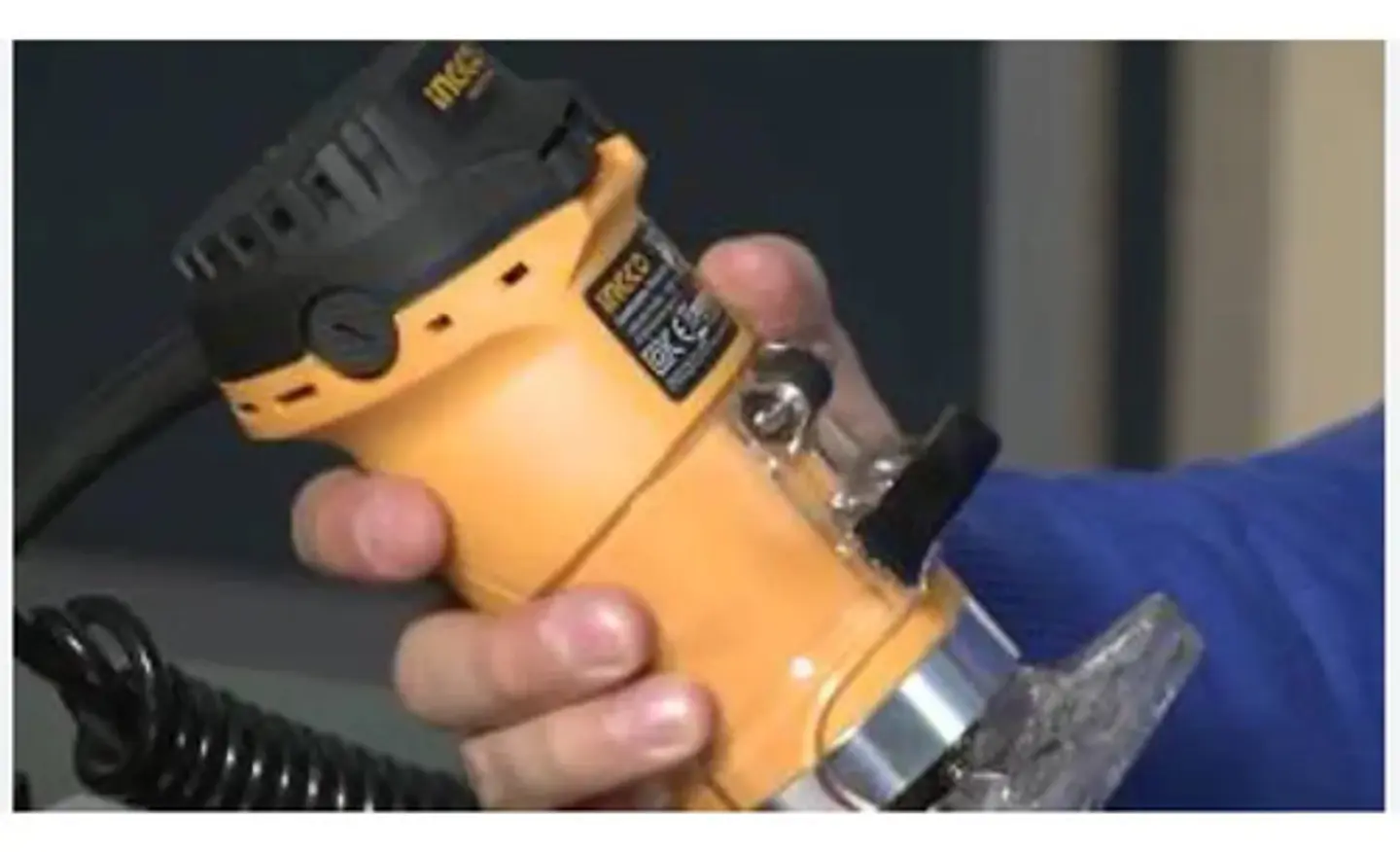 Fresadora De Mano Tupi Eléctrica Ingco 600w 6 Mm Industrial 4