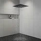 Plato Para Ducha Cuadrado 25 Cm Schwarz Taumm Negro Mate - Miniatura 1