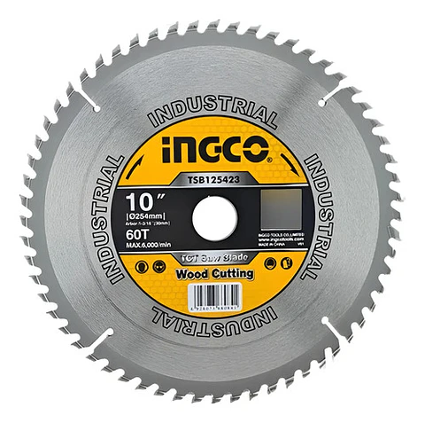 Disco Sierra Ingleteadora Industrial Ingco 60t 10 Pul 254 Mm