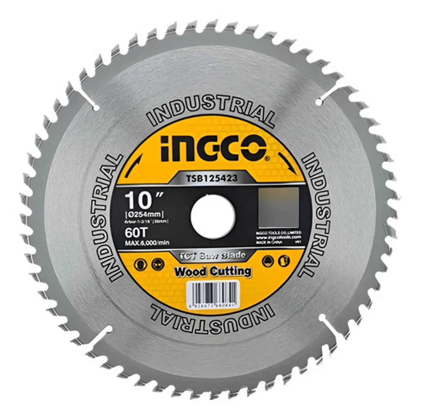 Disco Sierra Ingleteadora Industrial Ingco 60t 10 Pul 254 Mm 1