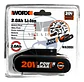 Batería Worx 2 Ah 20v Powershare - Miniatura 2