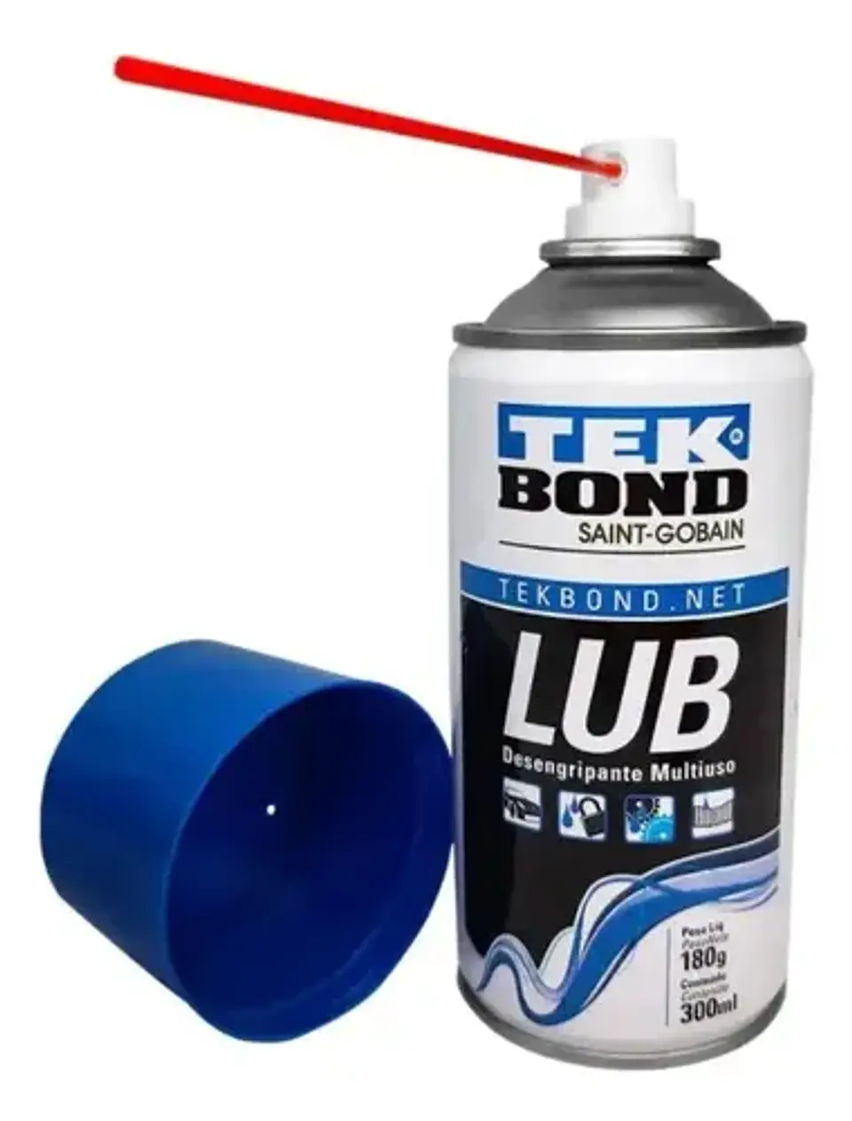 Desengripante Multiuso Lubricante Spray 300 Ml Tekbond Antic 5