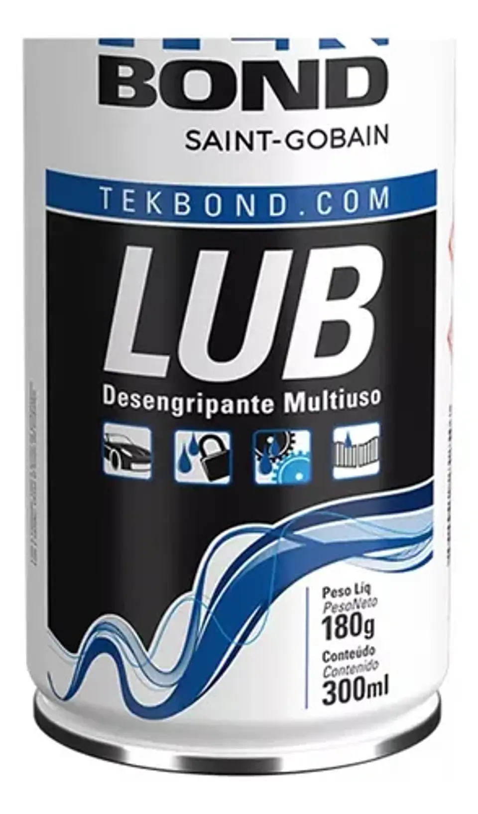 Desengripante Multiuso Lubricante Spray 300 Ml Tekbond Antic 6
