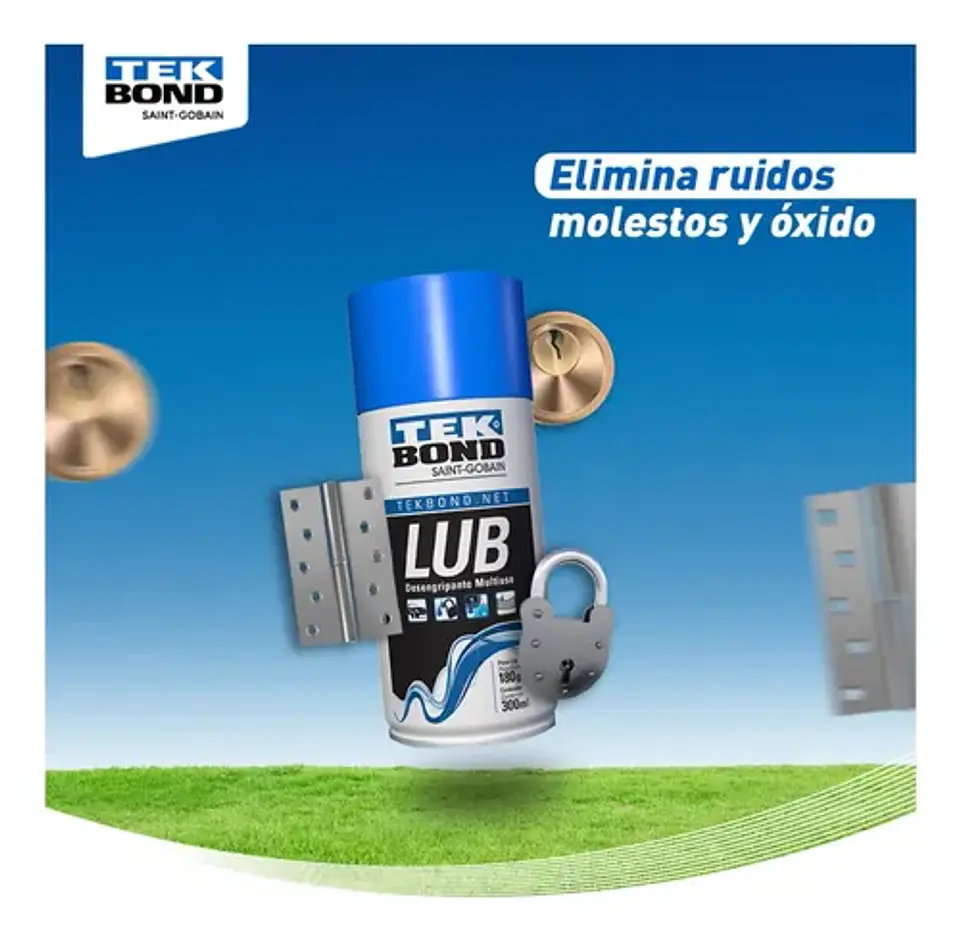 Desengripante Multiuso Lubricante Spray 300 Ml Tekbond Antic 8