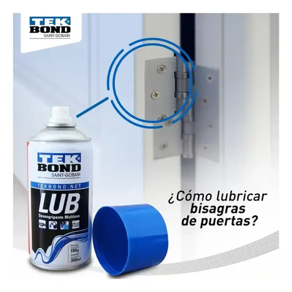 Desengripante Multiuso Lubricante Spray 300 Ml Tekbond Antic 9