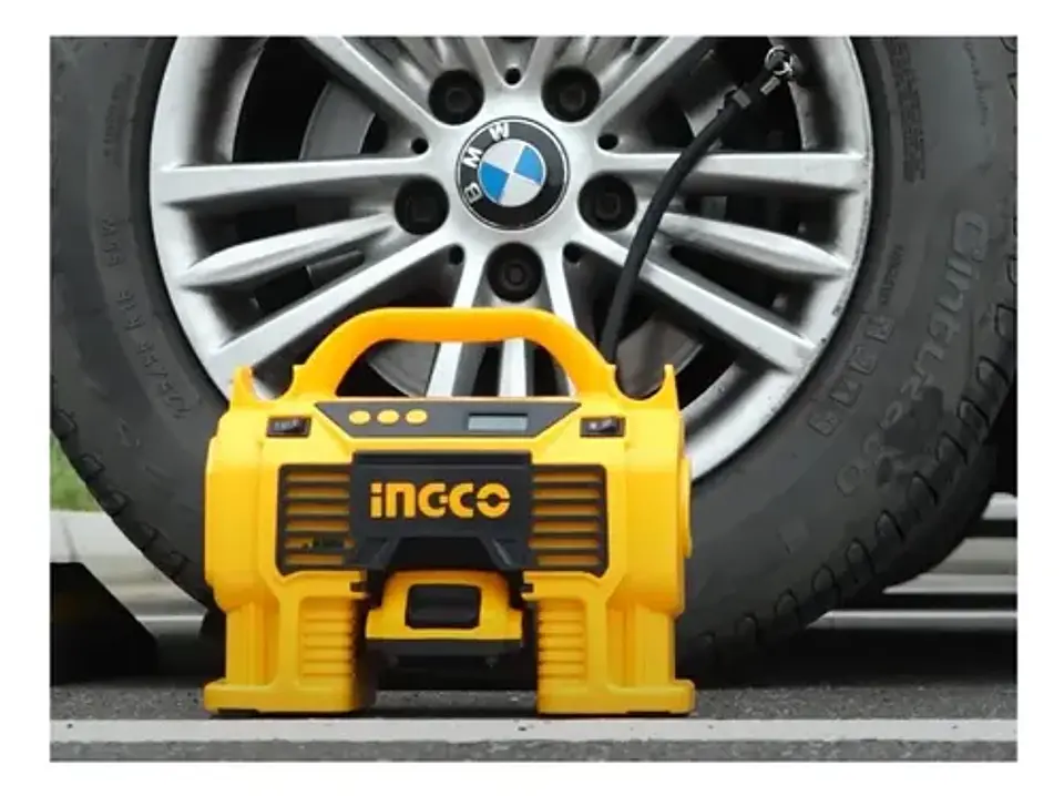 Kit Compresor Inalámbrico Ingco 20v 160 Psi + Bat+ Carg+ Acc 5