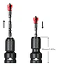 Adaptador De Impacto De 1/2 Pulgada A Punta Hexagonal 1/4 Negro - Miniatura 6