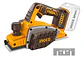 Cepilladora Cepillo Inalámbrica Ingco Brushles 20v Crli20401 - Miniatura 4