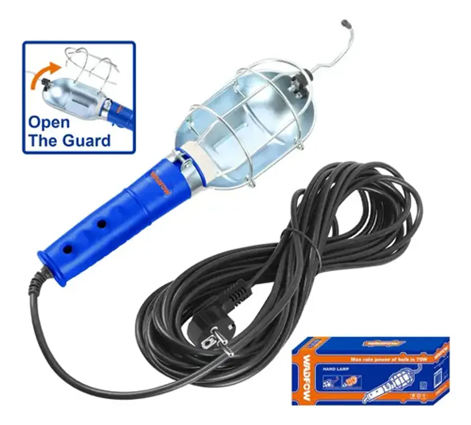 Lampara De Mano Wadfow 75w 10 Mts E27 Wfl30001 Autos Mecánic 3