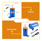 Lubricador De Grasa Manual 16 Kg Wadfow Engrasadora Manivela - Miniatura 5