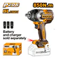Pistola Llave Impacto Inal Bl 1/2 20v 850 Ingco Ciwli20851 - Miniatura 5