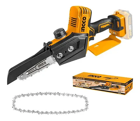Mini Motosierra Inalambrica Brushless Ingco 20v 6 Pulgadas