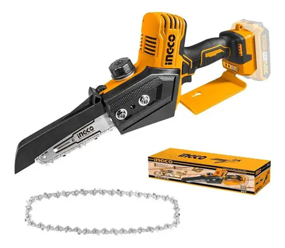 Mini Motosierra Inalambrica Brushless Ingco 20v 6 Pulgadas 1