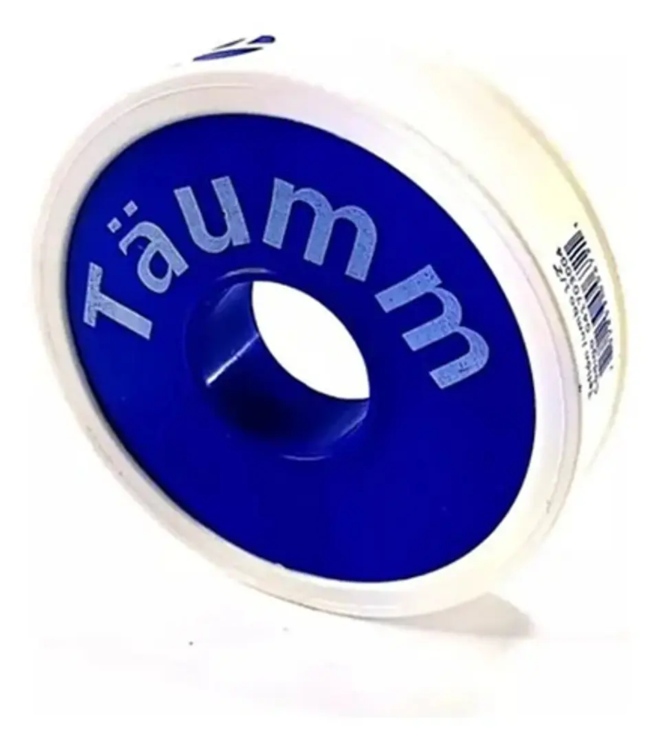 Pack 5 Teflon Domestico 1/2 PuLG Taumm Espesor 0.075 Mm 10 M 2