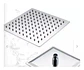 Plato Para Ducha Cuadrado 25 Cm Modern Taumm Acero Inoxidabl - Miniatura 2