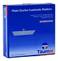 Plato Para Ducha Cuadrado 25 Cm Modern Taumm Acero Inoxidabl - Miniatura 4