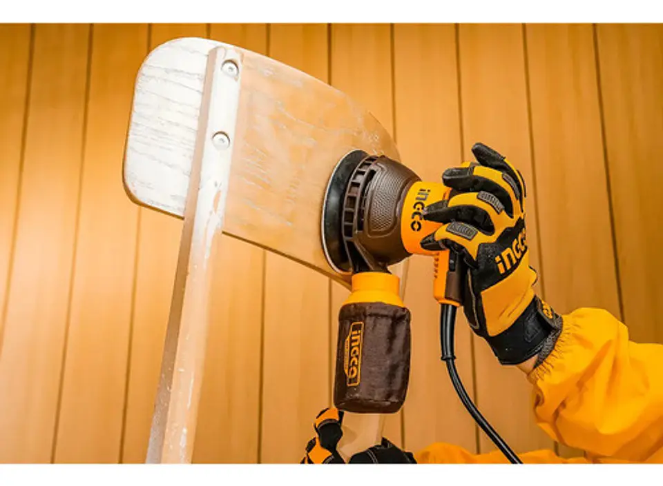 Lijadora Rotativa Eléctrica 320w 125mm 5 Pulgad Ingco Rs3216 5