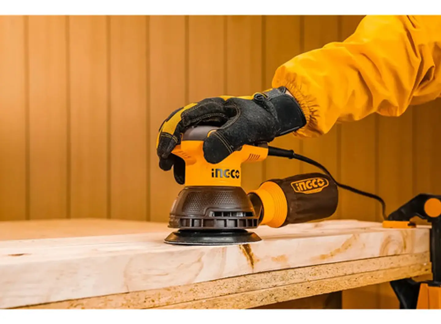 Lijadora Rotativa Eléctrica 320w 125mm 5 Pulgad Ingco Rs3216 6