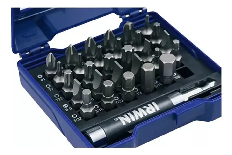 Juego De Puntas Intercambiables Irwin 31 Piezas + Caja Trans 5