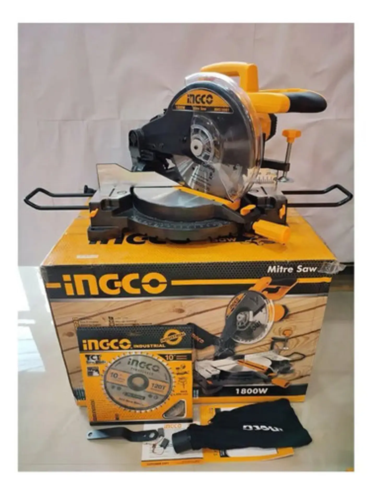 Sierra Ingleteadora 1800w 10 Pulgadas Ingco 5