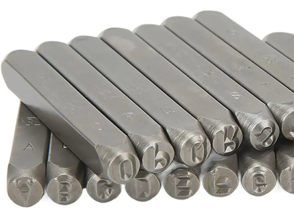 Set De 27 Punzones Letras A-z Y Simbolos 6 Mm 60 Mm Wadfow 3