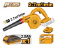 Soplador Inalambrico 20v 2.7 M3 Ingco Bat + Carg Cabli20781 - Miniatura 3