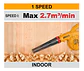 Soplador Inalambrico 20v 2.7 M3 Ingco Bat + Carg Cabli20781 - Miniatura 4