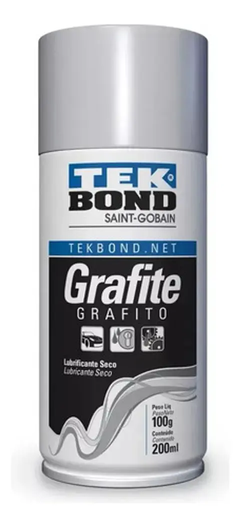 Lubricante De Grafito En Spray 200 Ml 100 Gr Lubricante Seco