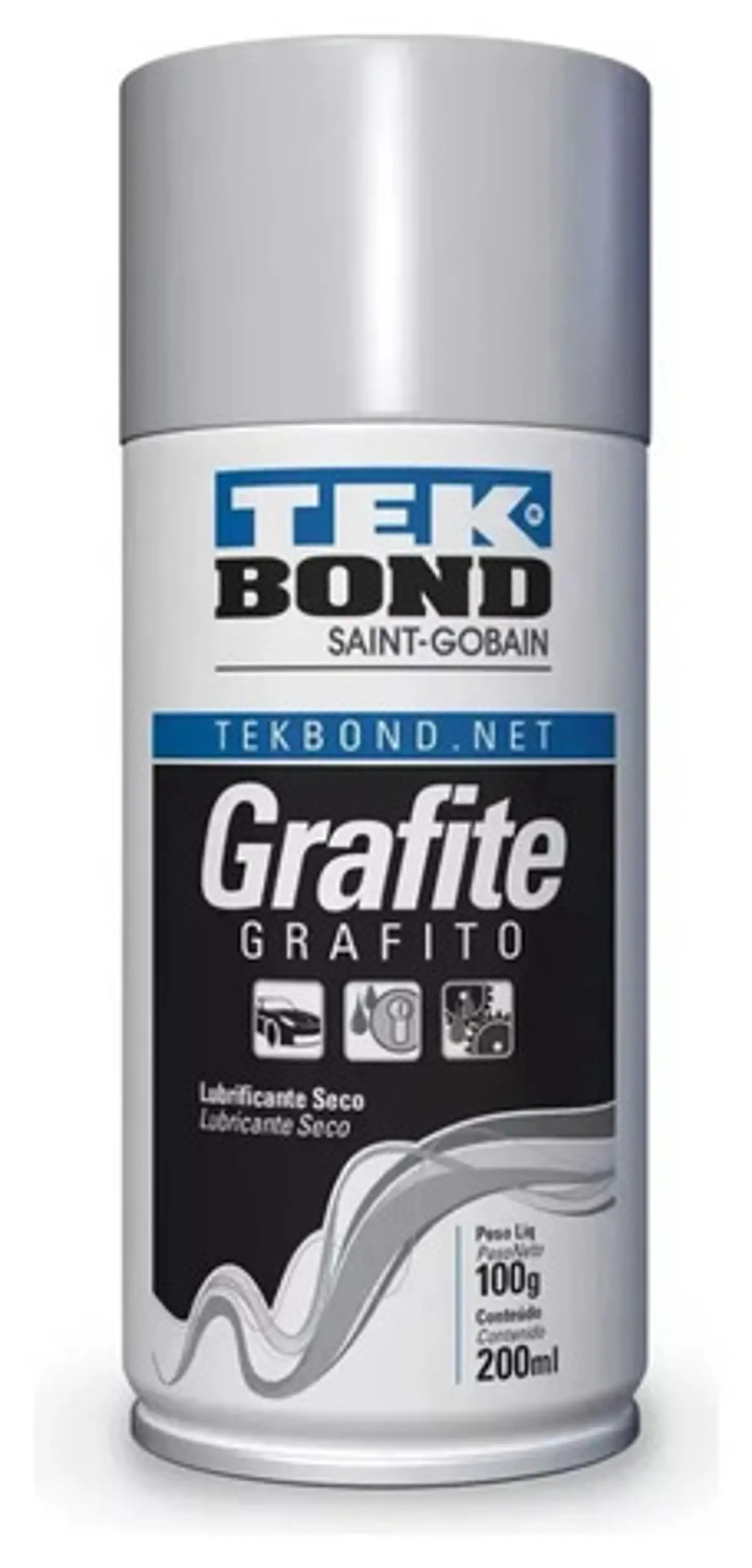 Lubricante De Grafito En Spray 200 Ml 100 Gr Lubricante Seco 1