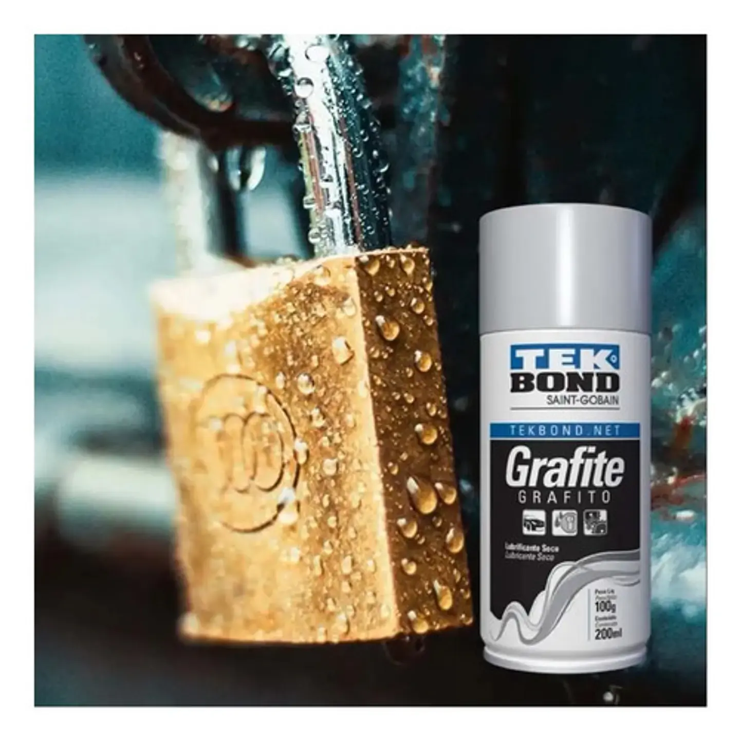 Lubricante De Grafito En Spray 200 Ml 100 Gr Lubricante Seco 3